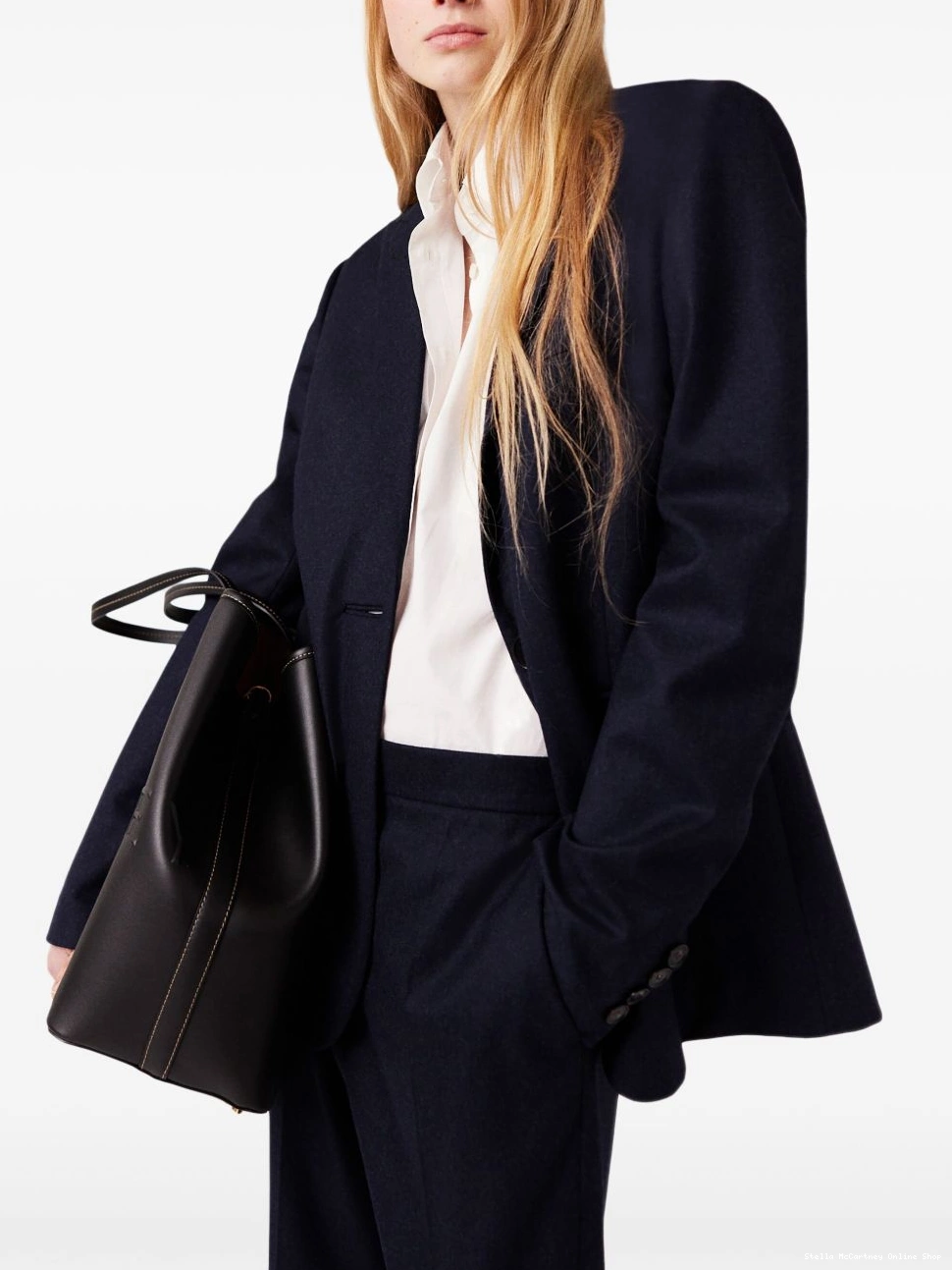Cheap blazer Stella flannel McCartney single-breasted Women 0429